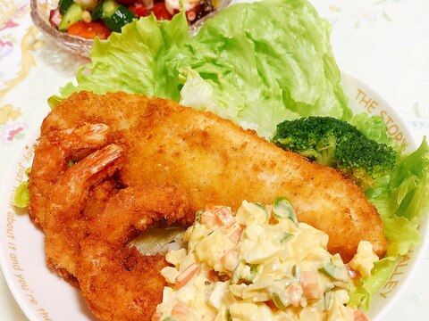 定番洋食メニュー★白身魚のフライ